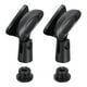 thumbnail image 1 of Uxcell 2Pcs Pinzas para Micrófono Soportes Ajustables Adaptadores de Micrófono Inalámbrico para Micrófonos de Mano con Adaptador de Tornillo de 5/8" Macho a 3/8" Hembra, 1 of 7