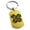 Gold, variant on Stainless Steel Aso Samurai Crest Engraved Dog Tag Keychain Keyring