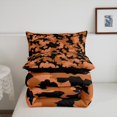 thumbnail image 5 of Erosebridal Teenager Camo Comforter Sets,Black Orange Comforters & Duvets,Military Theme Decor,Reversible,Breathable,2pcs, 5 of 8