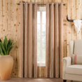 thumbnail image 1 of Wyoming Grommet Top Curtain Panel 63" Striped, 1 of 6