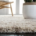 thumbnail image 4 of SAFAVIEH Hudson Louise Plush Geometric Shag Area Rug, Multi Ivory/Beige, 5'1" x 7'6", 4 of 8