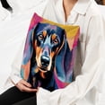 thumbnail image 6 of Dachshund Velvet Pillow Covers Set of 2 with Unique Patterns for Decorative Pillows - 16x16, 18x18, 20x20 Inches for Various Occasions, 6 of 6