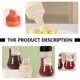 thumbnail image 2 of BRIGHTFUFU 3pcs 350ml botellas de compresión de plástico de 5 orificios Botellas de salsa dispensadores de condimentos, 2 of 8