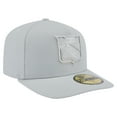 thumbnail image 3 of Men's New Era Gray New York Rangers Color Pack A-Frame 59FIFTY Fitted Hat, 3 of 6