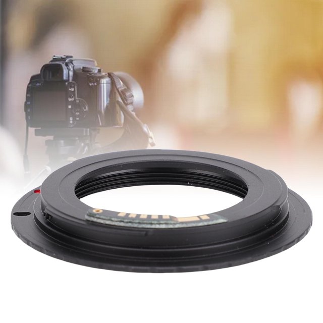 Electronic Camera Lens Adapter, Electronic Camera Lens Converter Fine Engineering Automatic Focusing Broad Compatibility for Photo Taking