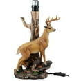 thumbnail image 5 of Ebros 12 Point Whitetail Deer Buck Desktop Table Lamp With Shade Wild Life, 5 of 10