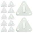 thumbnail image 1 of TABLZONE 12pcs Wall Bracket Fire Extinguisher Silver Metal Holder For Home Use, 1 of 8