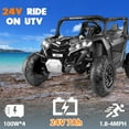 thumbnail image 4 of VIBESPARK 24V Ride on Car for Kids, 2WD/4WD Switchable Ride on Car with Remote Control, 2 Seater Ride on Toys, UTV, Bluetooth, Music, LED Lights, Storage Space, 4 of 9