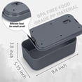thumbnail image 2 of Caja de seguridad EMLTHORY para guardar medicamentos con llave, azul, 23 x 9 x 13 cm, 2 of 7