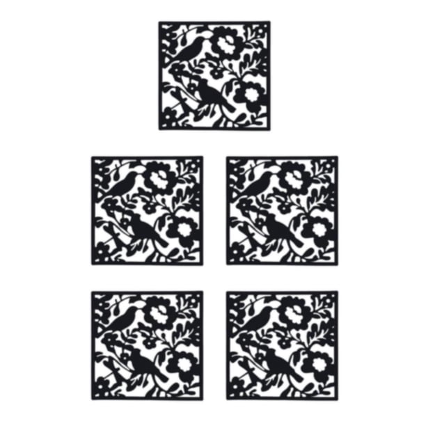 Wosthever 4x Panel divisor de habitación DIY fácil de montar, Panel de pantallas divisorias colgantes duraderos y modernos, gráfico de pájaro Type2 NO2