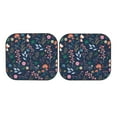 thumbnail image 7 of Disketp 2 Piece Colorful Flowers Pattern Windshield Sunshades,Folding Windshield Sun Shade For Car Suv Trucks Sedan,Blocks Uv Rays Sun Visor Protector-Small, 7 of 7