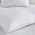 thumbnail image 2 of 510 Design King/Cal King Size 3-Piece Quilt Set, Reversible Damask Bedspread with Shams, White, All Season, 2 of 8