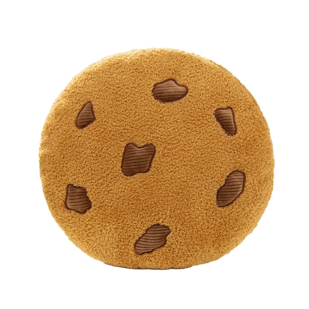 Almohada de galleta de chocolate, cómoda y decorativa, para fotos, tatami Diámetro 36cm