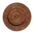 thumbnail image 3 of GROWTH TANK Rattan Charger Plate Kitchen Photo Props Rustic for Sundries Bathroom Picnic brown, 3 of 9