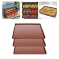 thumbnail image 5 of 3pcs Silicone Dehydrator Sheet Oven Baking Fruit Drying Reusable Dehydrator Tray, 5 of 7
