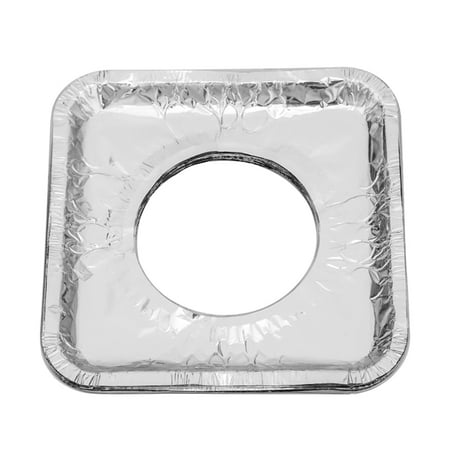 

Riapawel 10 Pack Stove Burner Covers 8\ \ 8.7\ \ Disposable Aluminum Foil Round/Square Gas Burner Covers