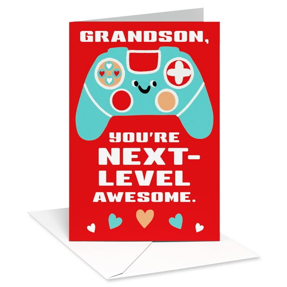 American Greetings Valentine's Day Card for Grandson (Game Controller)