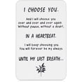 TRAHOOValentine Wallet Card Insert for Husband Boyfriend Men from Wife