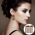 thumbnail image 4 of 30Pcs Earring Posts for Jewelry Making Wooden Round for Friends, 4 of 8