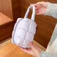 thumbnail image 3 of VQPeo Quilted Handheld Cosmetic Bag Large Capacity Portable Travel Makeup Organizer for Daily Use and Trips, 3 of 5