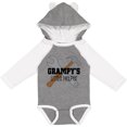 thumbnail image 3 of Inktastic Grampy Grandpa's Little Helper Boys Long Sleeve Baby Bodysuit, 3 of 5