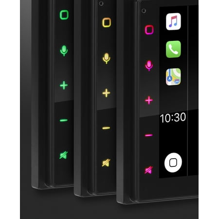 BOSS Audio - 6.75" Wireless Android Auto and Apple CarPlay Multimedia Receiver - Black