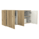 thumbnail image 4 of Gabinete Superior Petra, Café claro y Blanco Virtual Muebles, 4 of 8