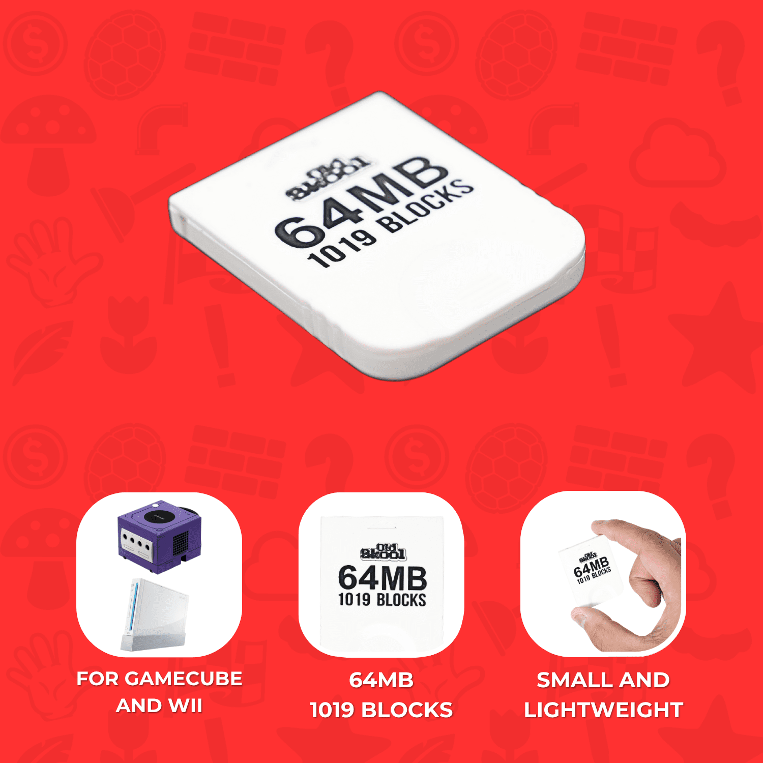 GameCube and Wii Compatible 64MB Memory Card