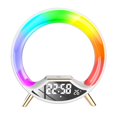 thumbnail image 1 of Reloj de mesa, pequeño despertador junto a la cama, despertador digital LED silencioso moderno, reloj LED, para sala de estar junto a la cama interior Blanco BLESIY Reloj despertador digital, 1 of 8