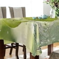 thumbnail image 3 of YAZAOO Square Tablecloth Kiwi Slices Fall Into Water Pattern Tableclothes, 3 of 9