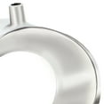 thumbnail image 4 of DecMode 14" Donut Shape Silver Ceramic Vase, 4 of 9