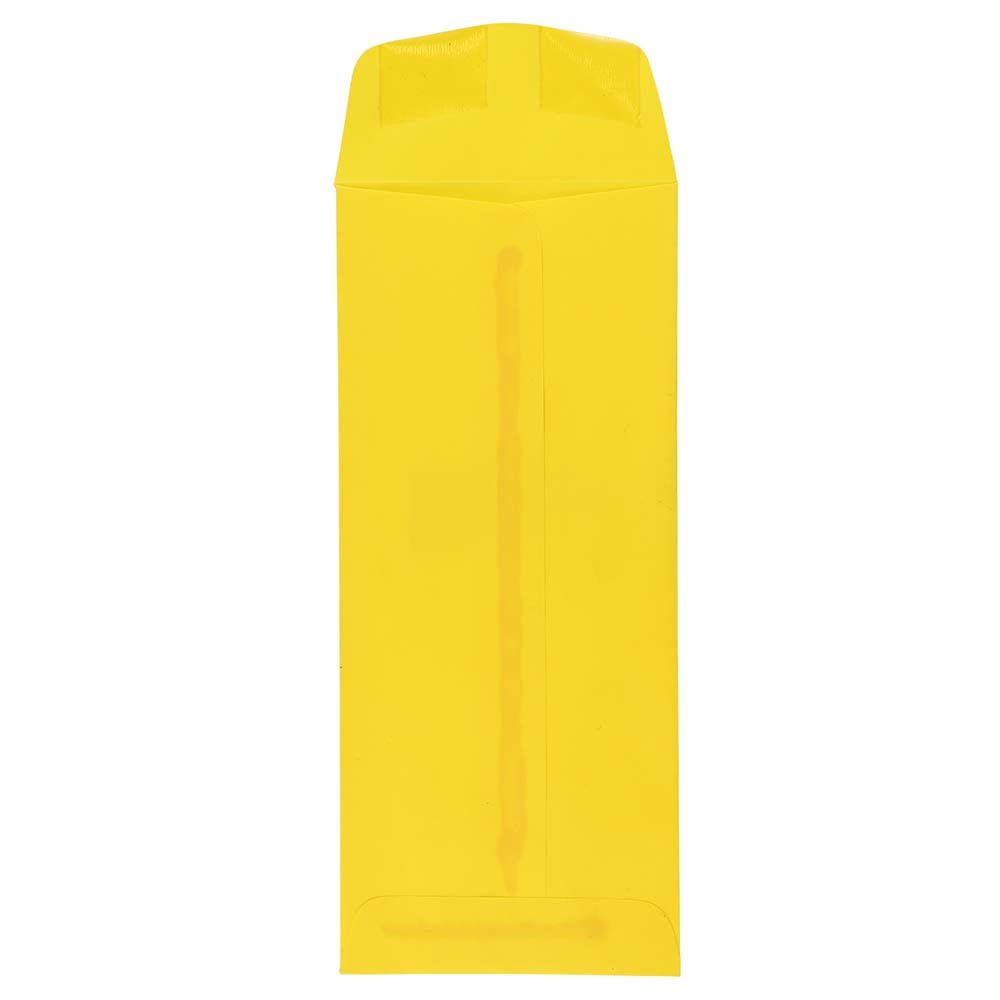 JAM Paper #10 Policy Envelopes, 4.1x9.5, Yellow, 1000/Carton