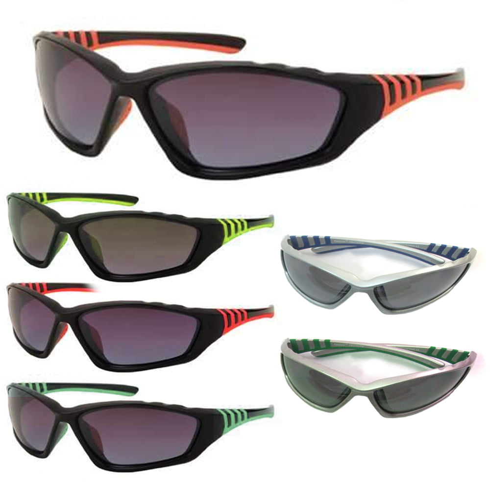 Foam Padded Polarised Wrap Around Sunglasses Fishing Cycling Skiing Sports UV400 