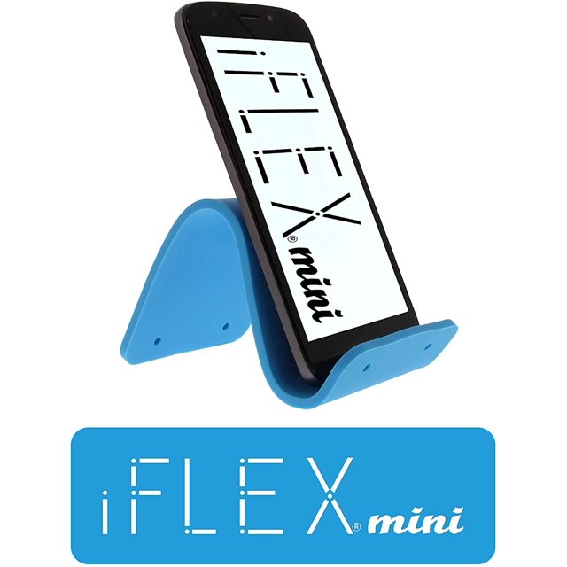 Soporte flexible de silicona iFLEX Mini para teléfono celular azul cielo