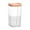 Orange, variant on FastXmas Sealed Clear Storage Tank,Large Plastic Bulk Food Storage Containers with Lids for Flour, Sugar, Nut, Rice, Cereal, Noodles - Leakproof, BPA-Free Plastic Canisters for Kitchen(3.5x4.7 In)