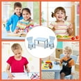 thumbnail image 4 of Pemberly Row Kids Table & 2 Chairs Set Toddler Activity Play Dining Baby Gift, 4 of 8