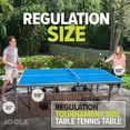 JOOLA Nova Plus AllWeather Table Tennis Table with Ping Pong Net Set