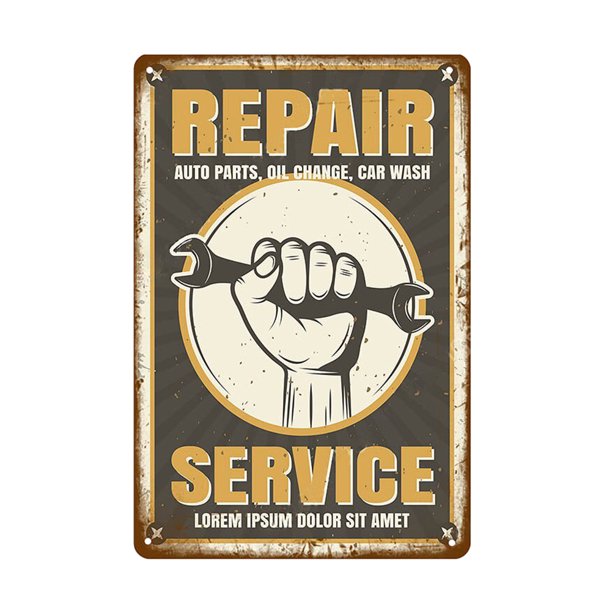 Pintura de estaño, letras Vintage, placa de carteles de pared de Metal rectangulares, 20x30cm