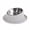 Grey-1, variant on 8.6x3.3 Inch Cat Feeder and Water Dispenser, Cat Feeder with Stainless Steel Bowls, Pet Food Dispenser for Cats and Small Dogs, Easy to Clean, Non- Tilted Bowl with Removable Inserts