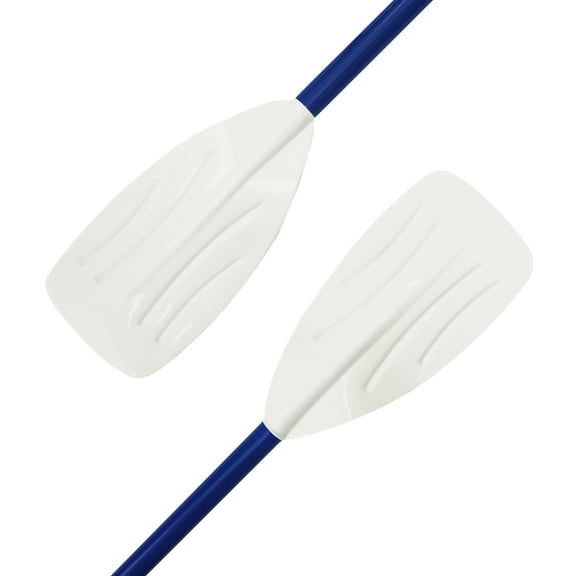 Pelican Kid Size Kayak Paddle - Compact 3-Piece Blade & Shaft - 60 in - White/Blue