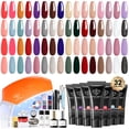 thumbnail image 1 of Kit de gel de uñas Poly Modelones, 133 unidades con 32 colores y lámpara de uñas, 1 of 9