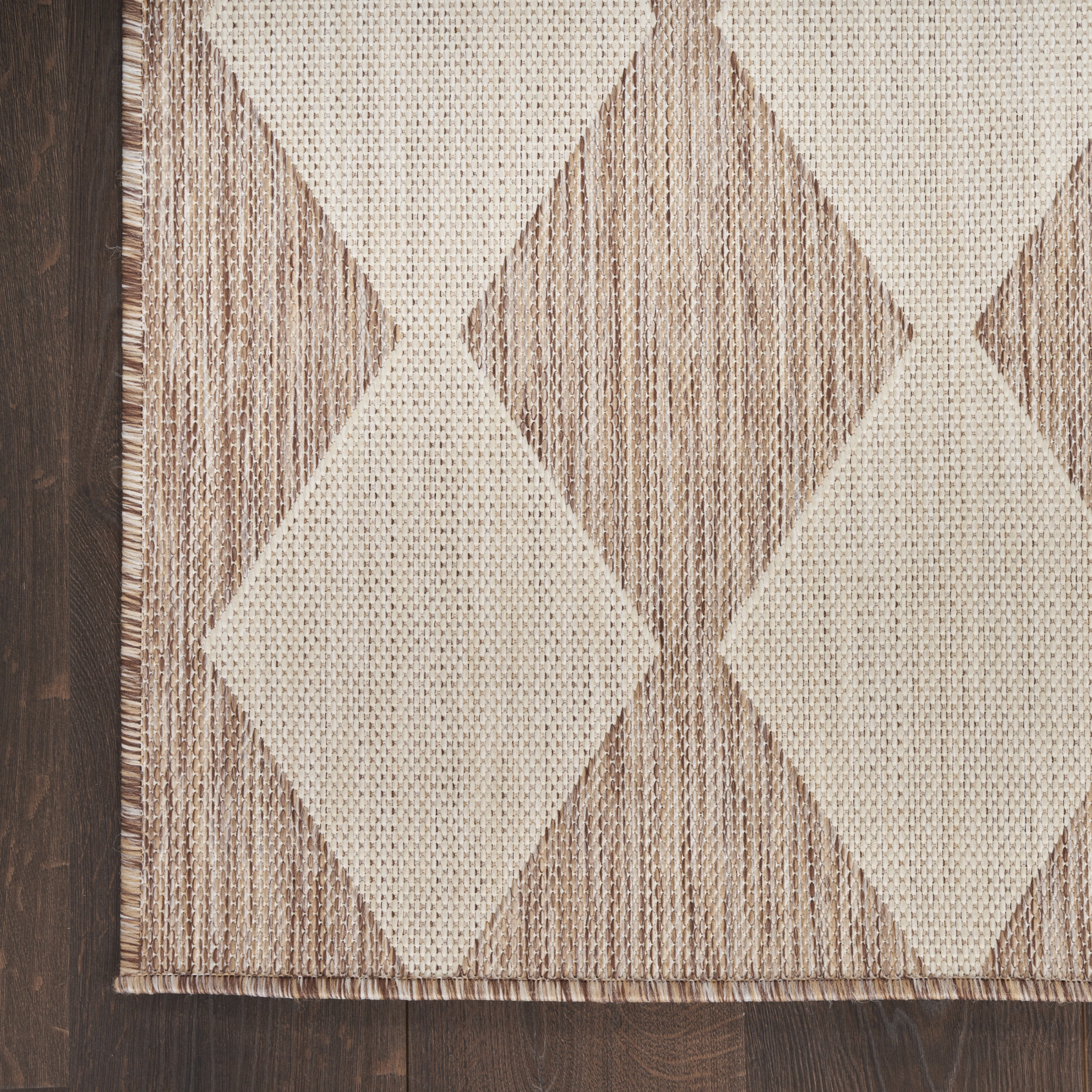Nourison Positano Indoor/Outdoor Beige 6' x 9' Area Rug (6x9)