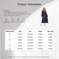 thumbnail image 5 of Miutii Unisex Women Men Church Robe Vneck Zipper Front Color Block Choir Dress Clergy Robes Graduation Gown Dark Purple XXL, 5 of 5