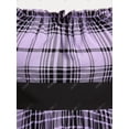 thumbnail image 4 of Blusa de Cuedros en Talla Extra con Hombros Al Aire de Cadenas Rosegal  Blusas Tallas Grandes, 4 of 5