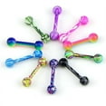 thumbnail image 1 of 10PCS Stainless Steel Barbell Ear Stud Tragus Cartilage Helix Earrings Piercing, 1 of 5