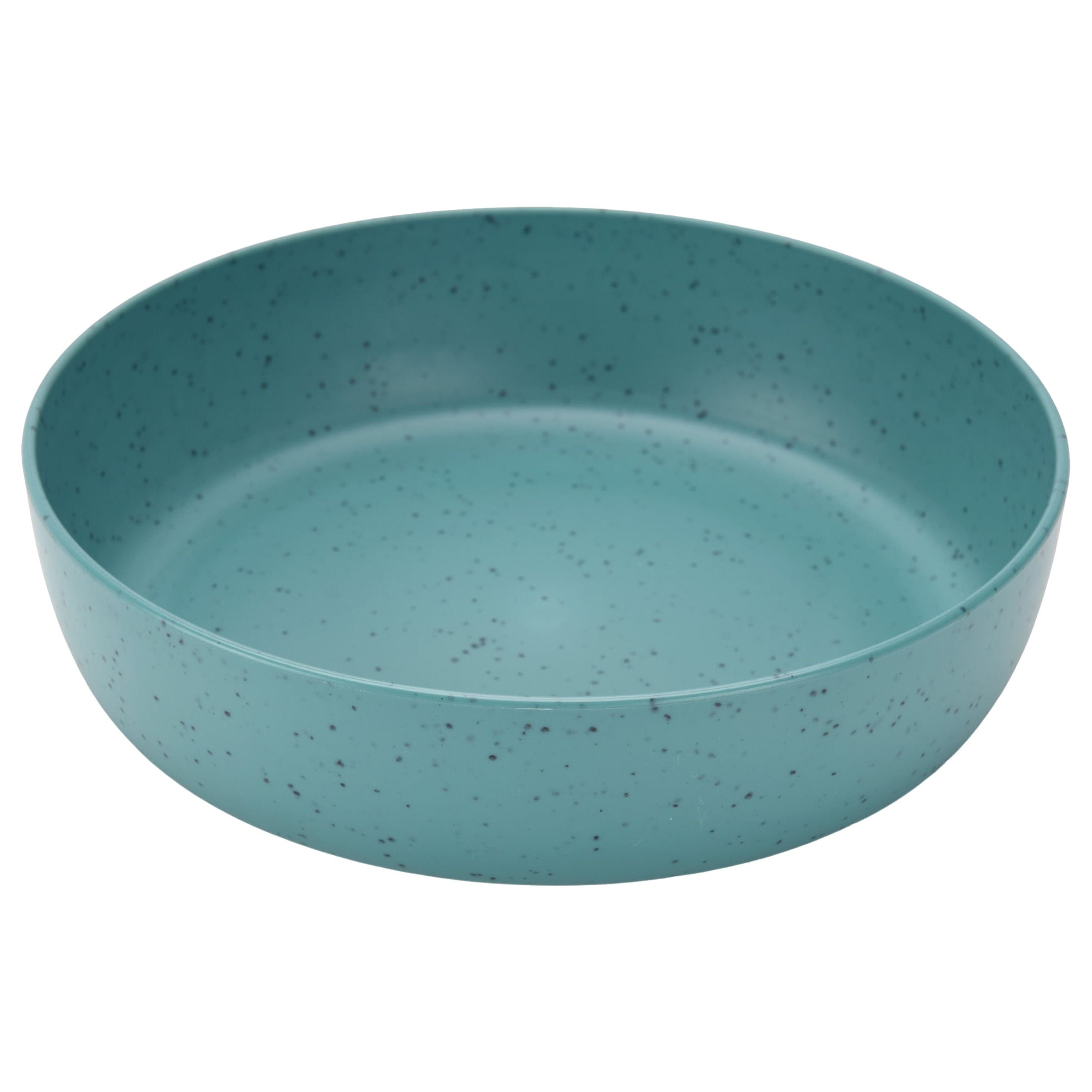 (4 pack) Mainstays Eco-Friendly 43-Ounce Round Dinner Bowl, Aqua