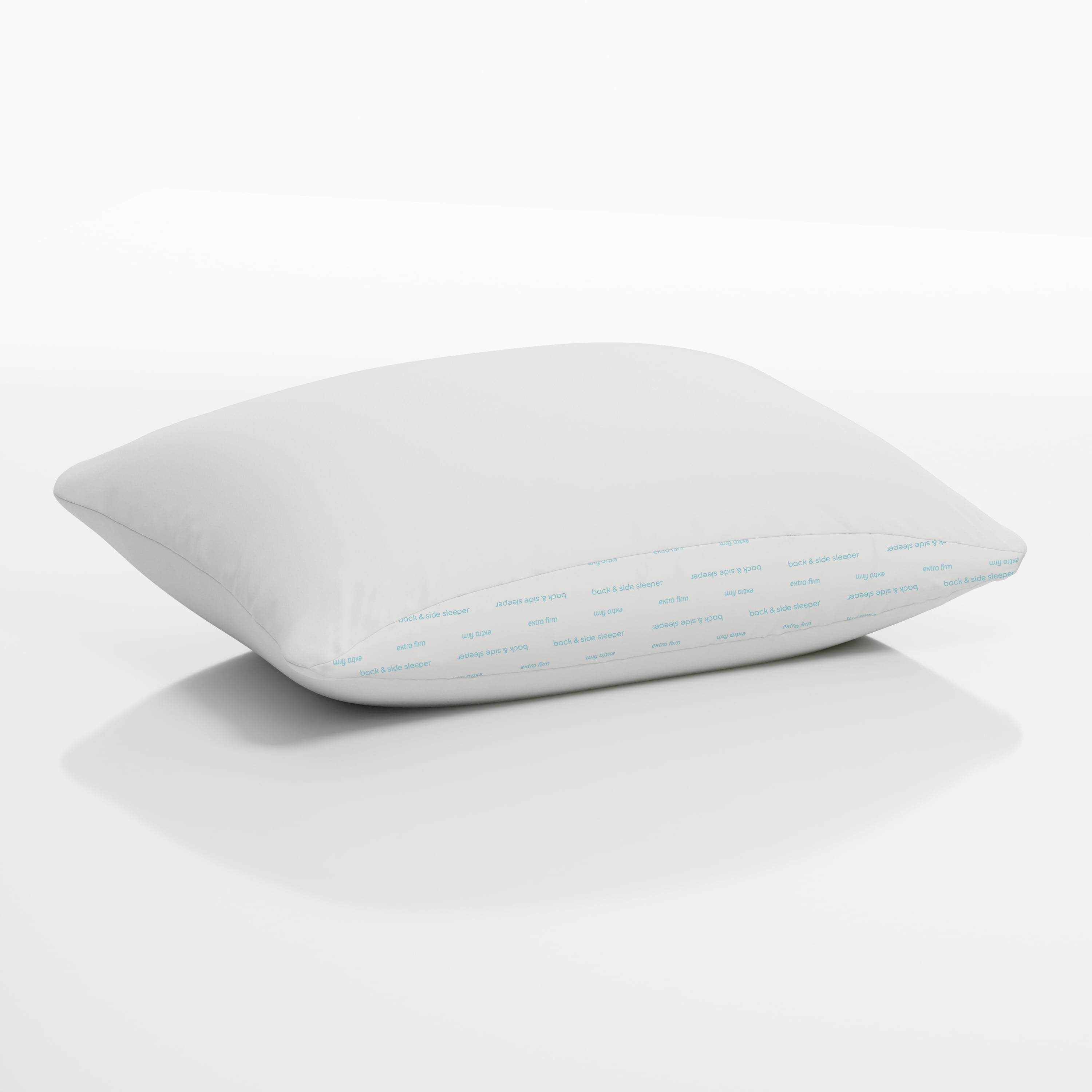 (2 pack) Mainstays Back & Side Sleeper Bed Pillow, Standard/Queen - Extra Firm Support