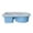 Blue, variant on Silicone Seasoning Box Silicone Container With Lid, Snack Dipping Cup Kitchen Sauce Holder Reusable Food Container For Dips,Compartment Plastic Food Storage Organizer.