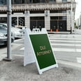 thumbnail image 5 of A-frame Sidewalk Dui Attorney 24" x 36" Double Sided A-Frame Sidewalk Sign, Includes 2 Plastic Inserts | Foldable Portable White Signicade Sandwich Board Signs, 5 of 5