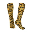 thumbnail image 4 of Daiia Sports Socks Hawaii Palms Printed Novelty Crew Socks for Men Women Knee High Socks Cotton Socks Soft & Breathable Support Unisex Socks, 4 of 9